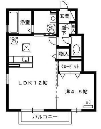 ミア　カーサ　Ｂ棟の物件間取画像